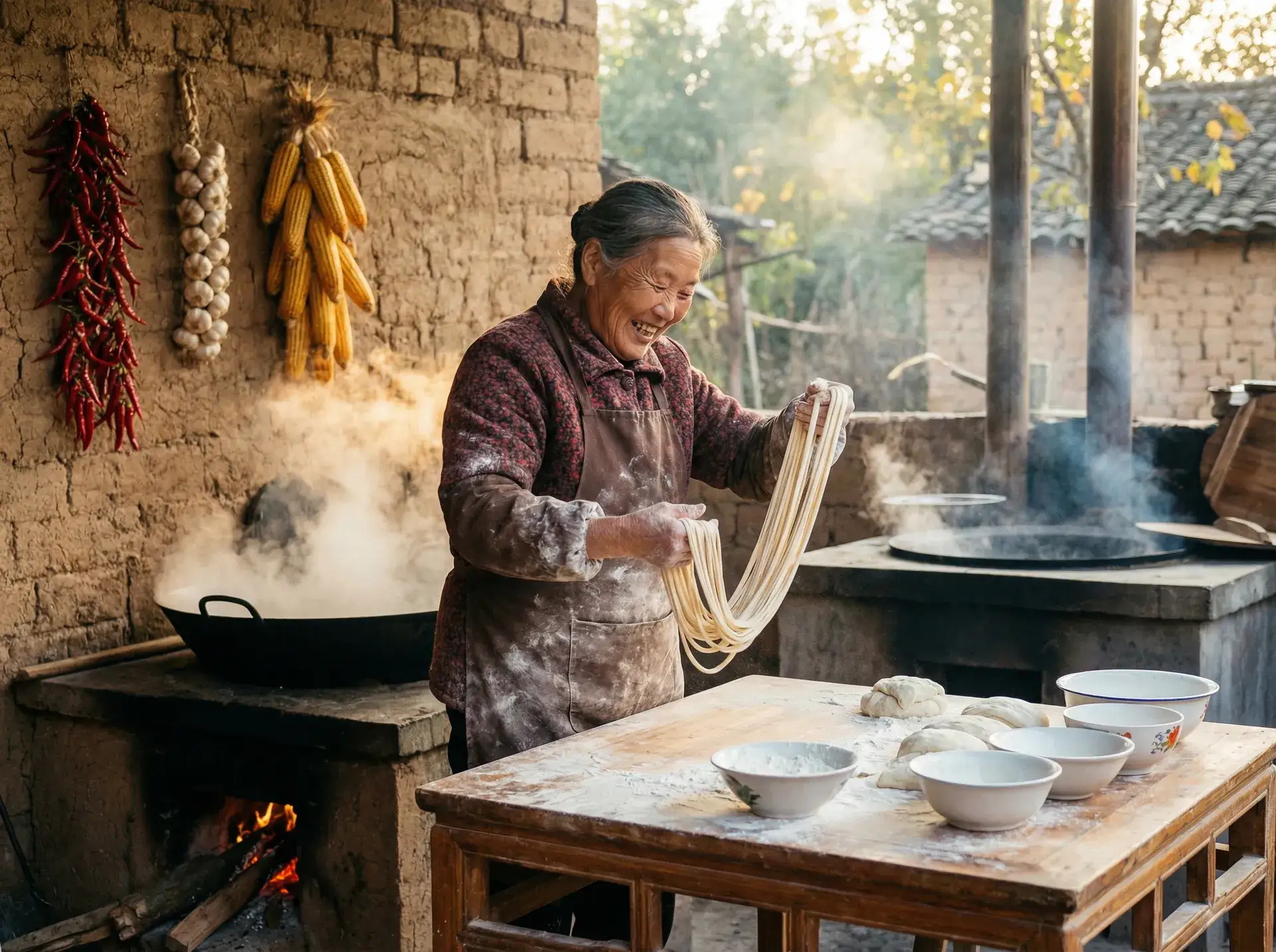 农家大嫂手擀面 - 终极监狱 乡村美食